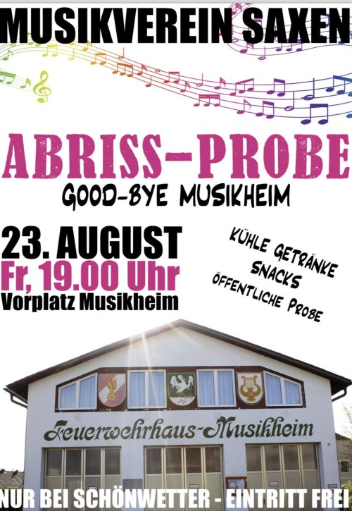 Abriss Probe 2024